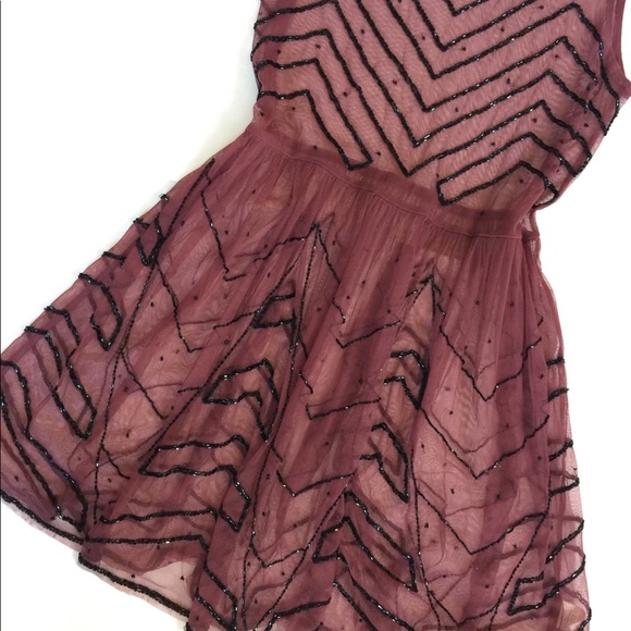 Free People Beaded Slip Dress - Picture 4 of 6